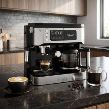 De'Longhi COM530M Coffee & Espresso Combo Brewer Cappuccino Machine Black
