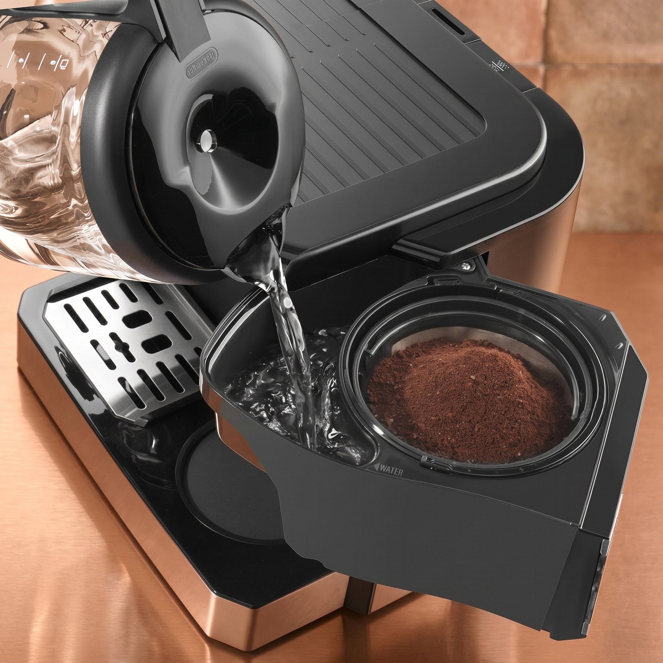 De'Longhi COM530M Coffee & Espresso Combo Brewer Cappuccino Machine Black