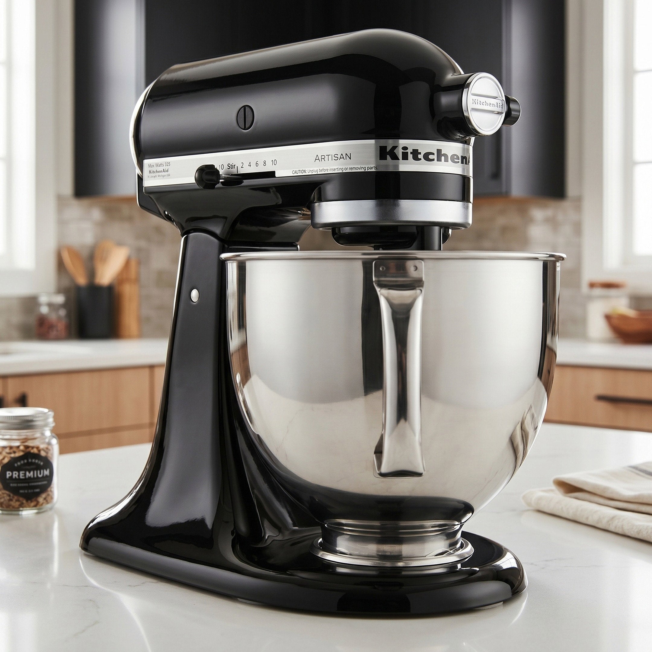 KitchenAid Artisan 5 Qt Tilt-Head Stand Mixer Onyx Black KSM150PSOB
