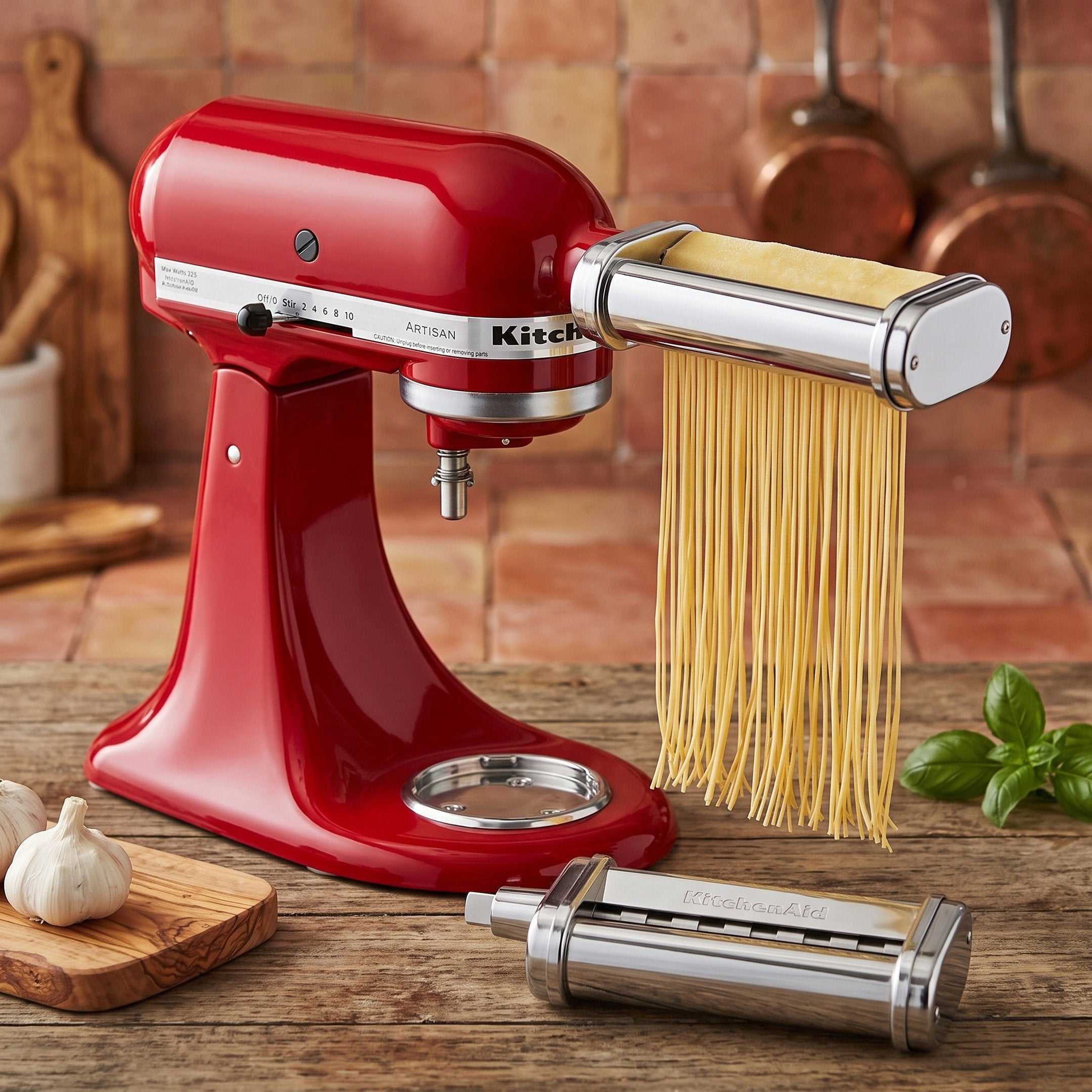 KitchenAid KSM150PSER Artisan 5 Quart Tilt-Head Stand Mixer Red