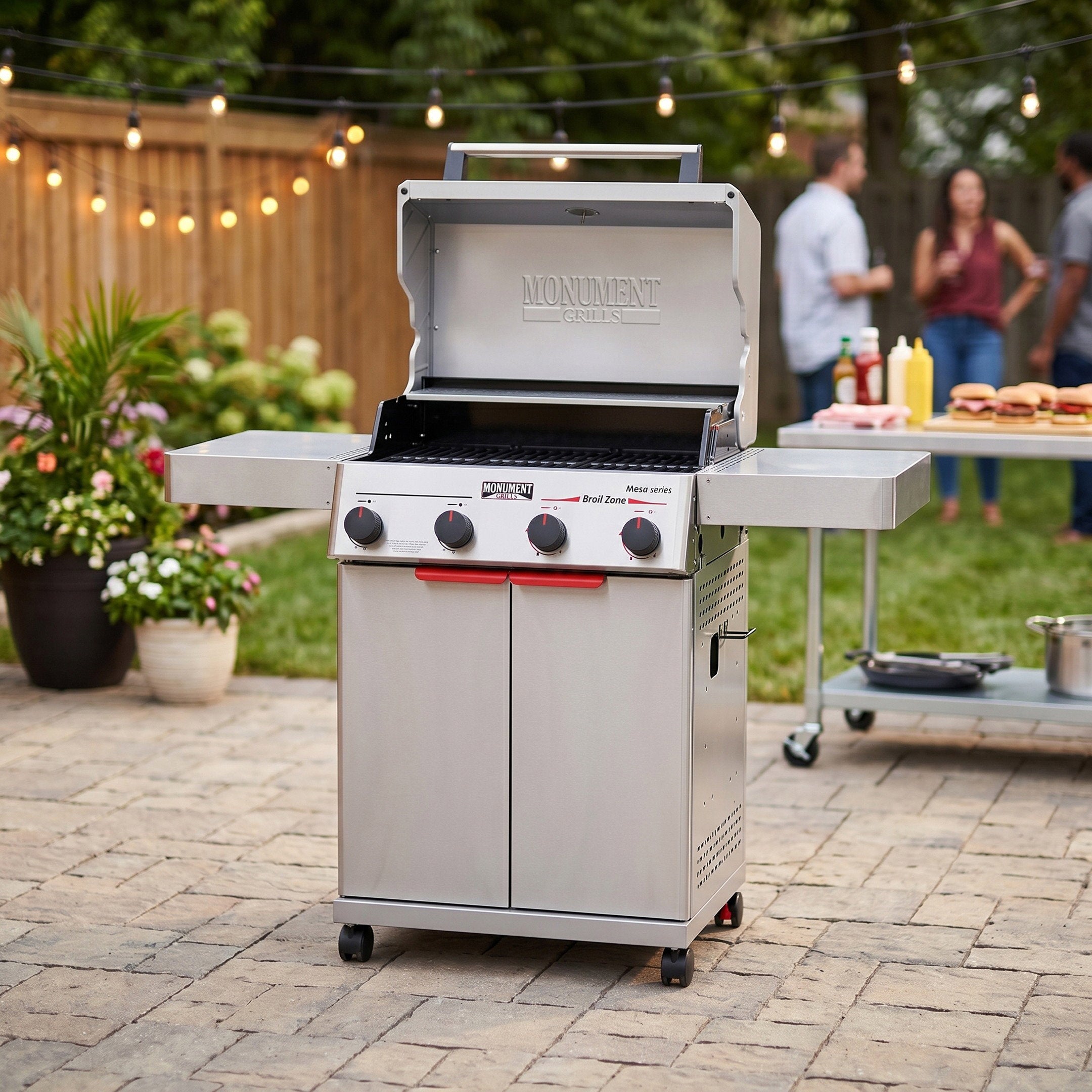 Monument Grills Mesa II 410BZ 4 Burner Propane Gas Grill 37000 BTU